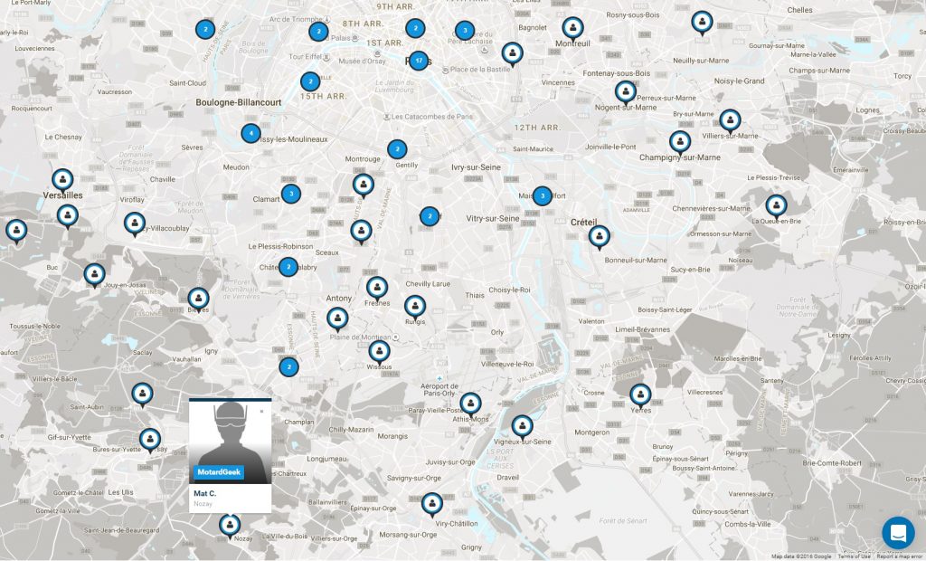 carte des pilotes de drone rotormatch