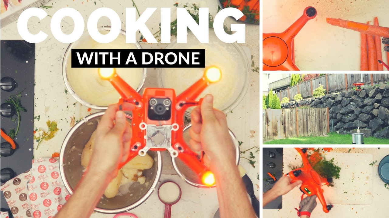 cuisiner avec un drone