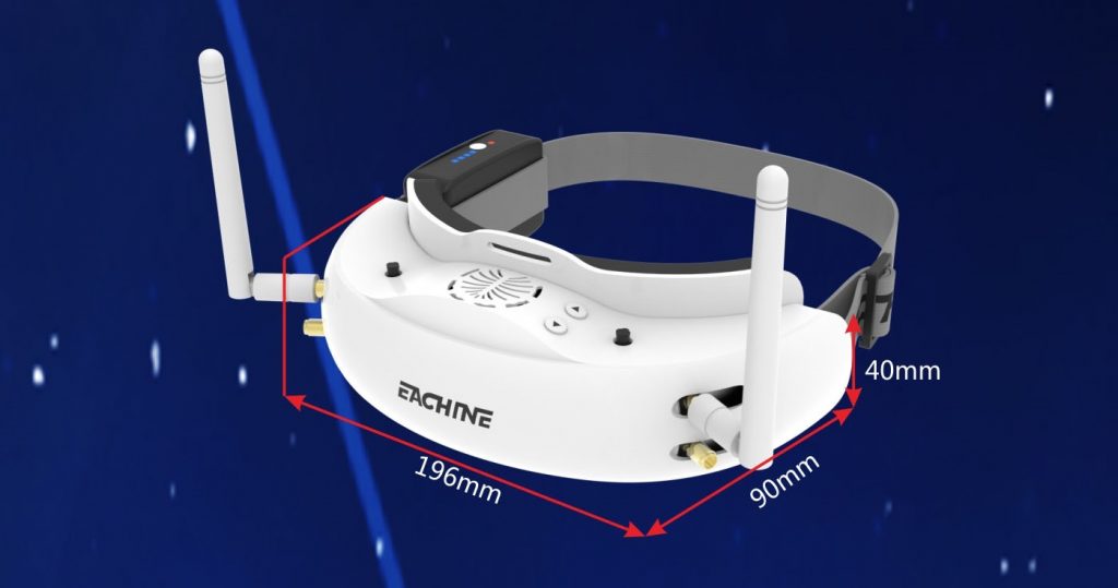 Eachine EV200D mensurations