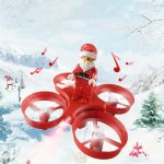 drone père noel