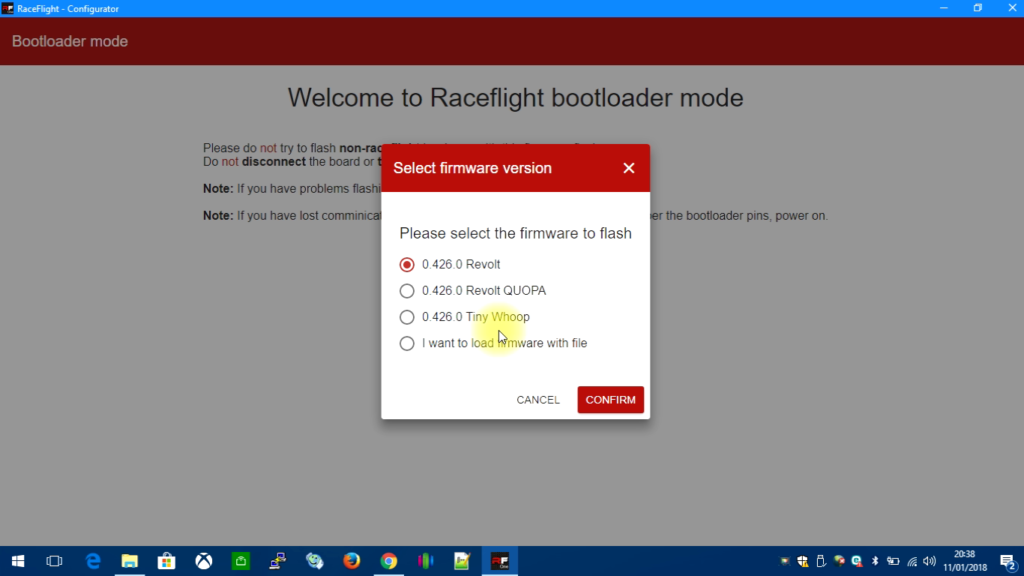 tuto-flash-raceflight-one-09-select-firmware