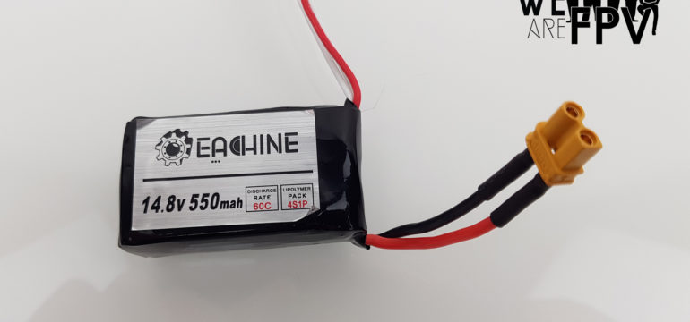 Test Eachine Lizard 105S lipo