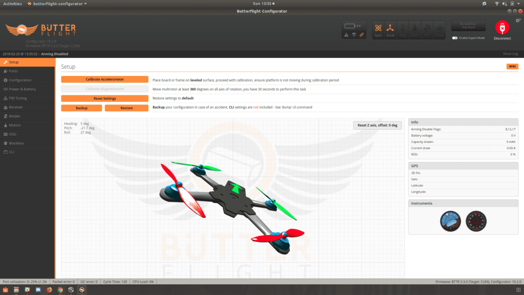 butterflight configurator model 3d