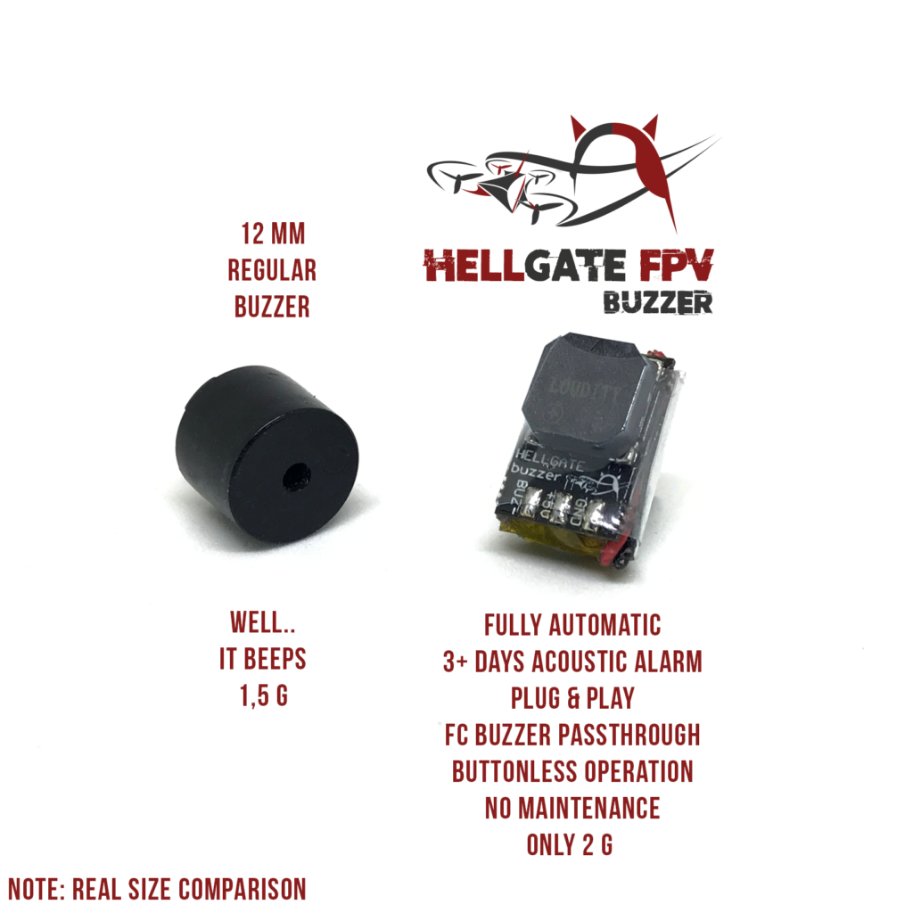 comparatif buzzer drone