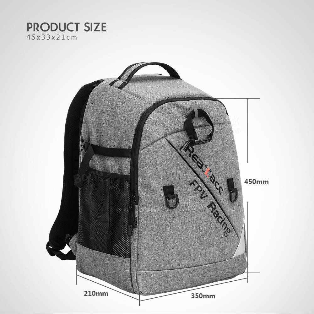 realacc backpack dimensions
