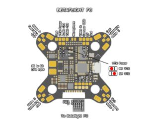 ImpulseRC Wolf PDB schéma cablage wiring diagram BetaFlight