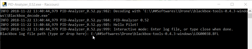 Analyse log Plasmatree