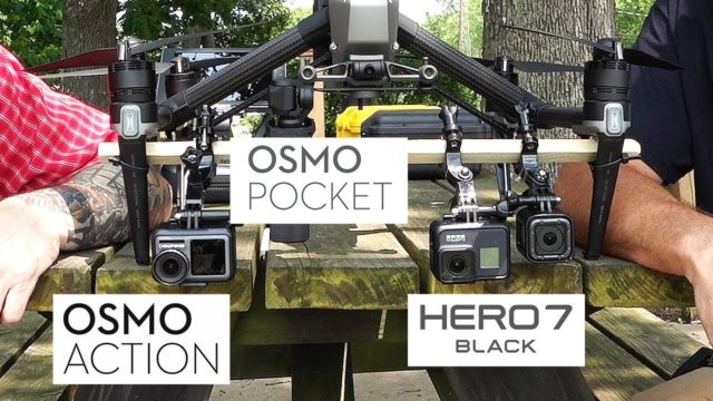 Osmo Action VS GoPro Hero 7 VS Osmo Pocket