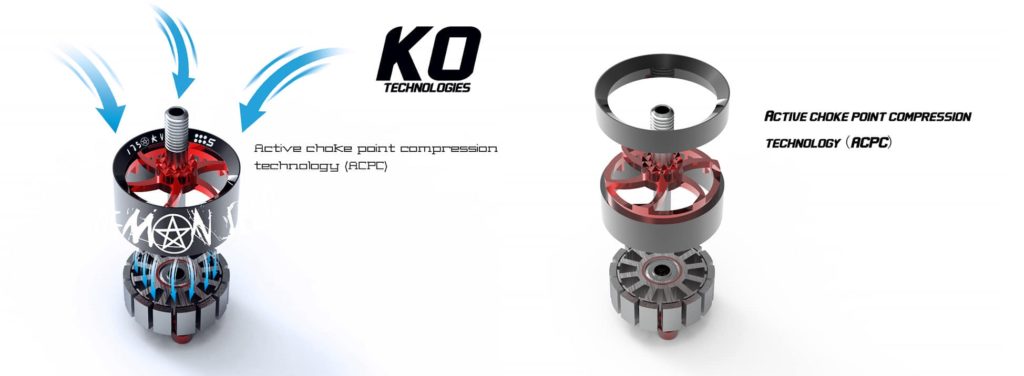 ko technologie demon seed 2208 1750KV ACPCActive Choke Point Compression