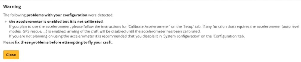 Tuto Betaflight 4.2 calibration accéléromètre