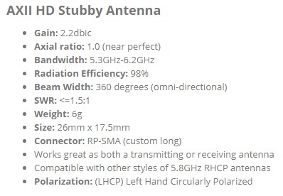 Lumenier AXII HD Stubby