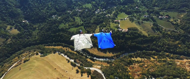 drone fpv vs wingsuit