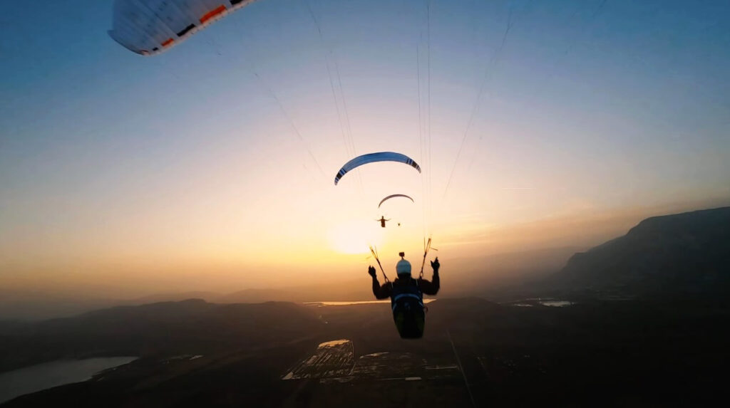 drone vs Parapente