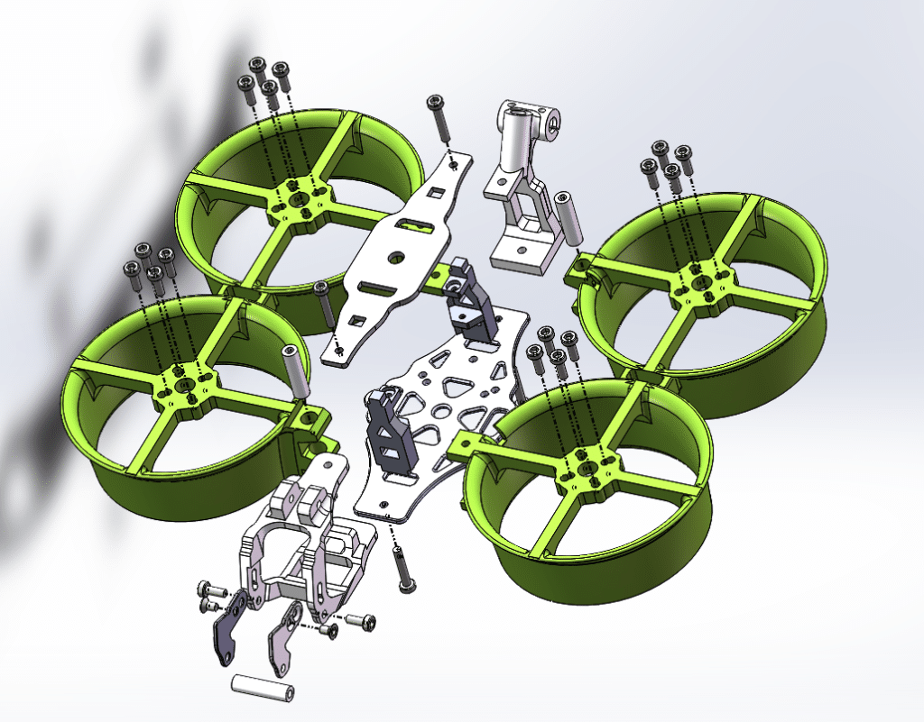 chassis flywoo Cinerace20 frame