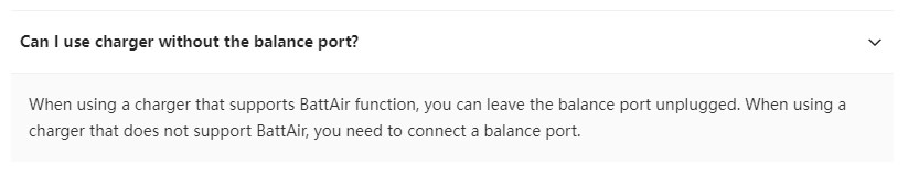 FAQ charge sans balance