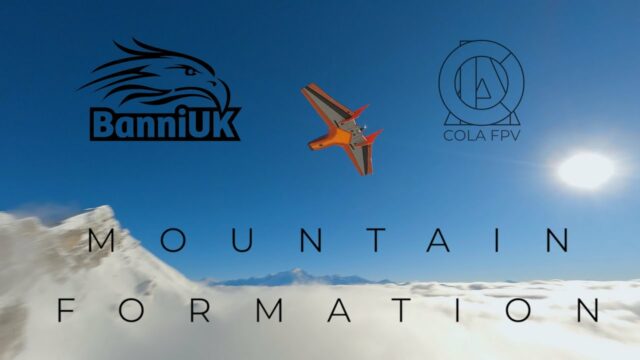mountain formation drone aile fpv