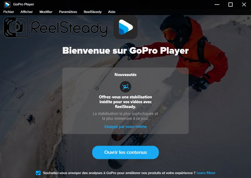 Tutoriel ReelSteady 2 (RSGO 2), installation via GoPro Player et