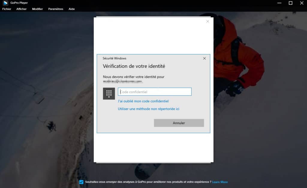 code confidentiel windows