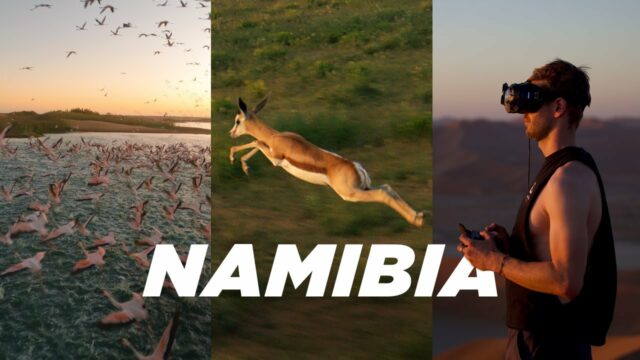 voyage Namibie drone fpv