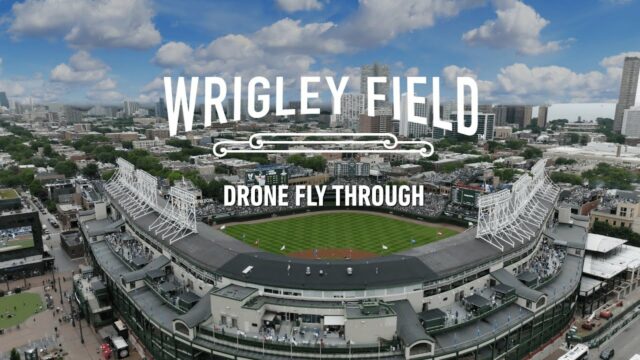 wrigley field drone fpv