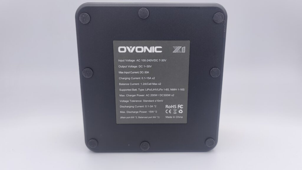 Ovonic X1 Dual Channel Lipo Charger Spec'