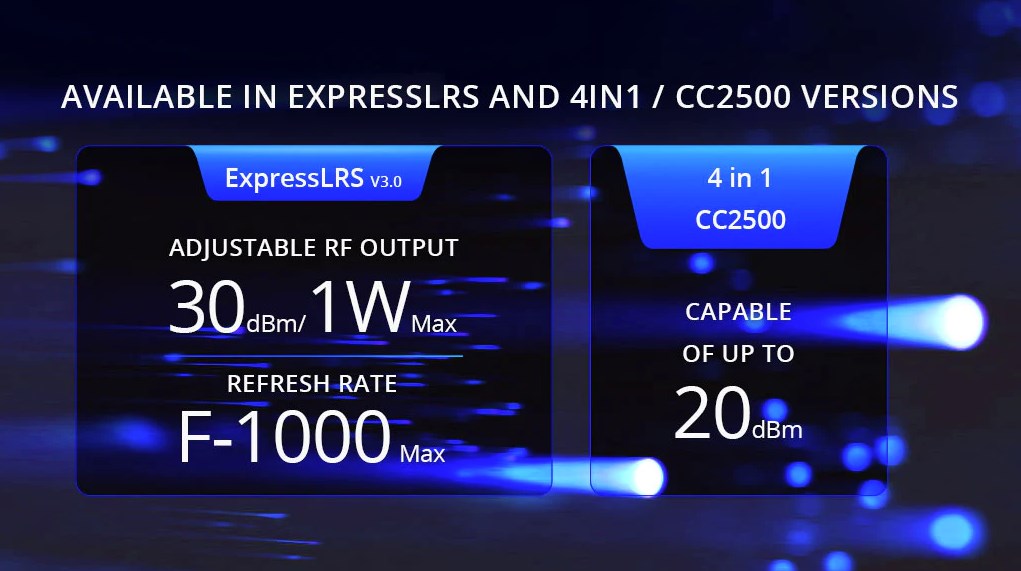 ExpressLRS VS CC2500 VS 4in1