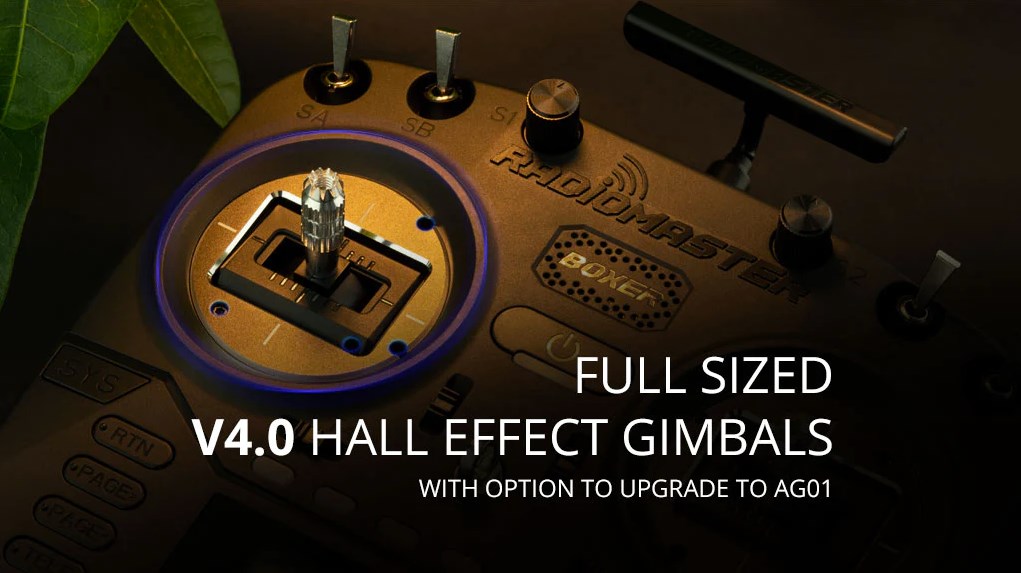 gimbals radiomaster 4.0