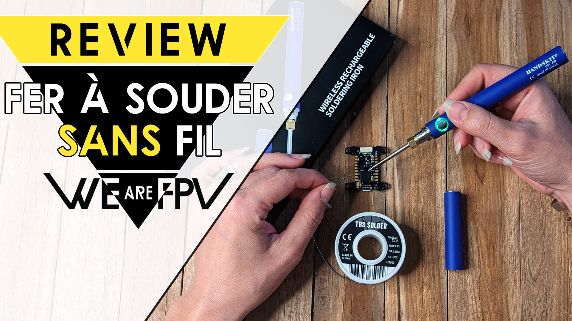 Un fer à souder sans fil pour moins de 10€ ! - WE are FPV