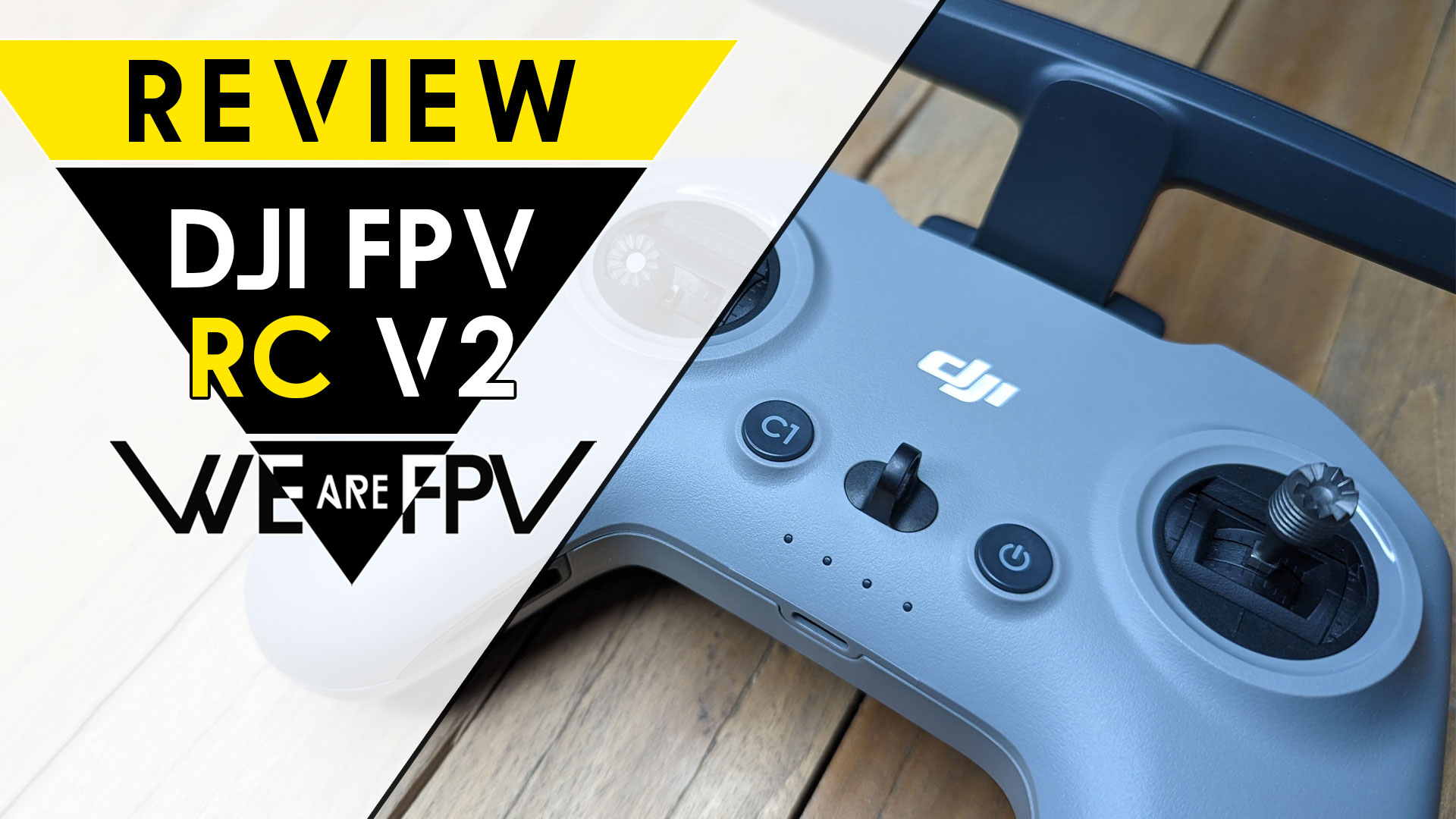 DJI FPV RC V2, test d'une radio PRATIQUE mais PAS PARFAITE