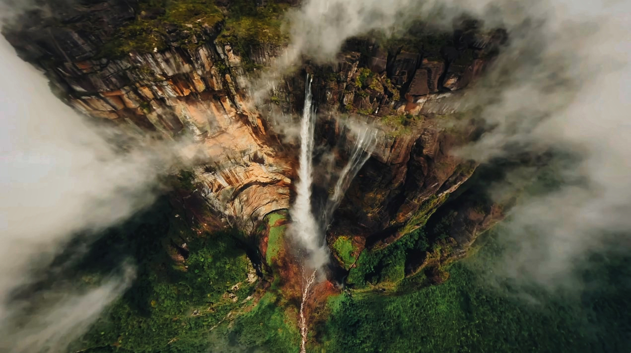 Tallest waterfall in the world chute d eau la plus grande du monde