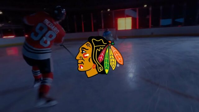 NHL Chicago Blackhawks VS Drone FPV