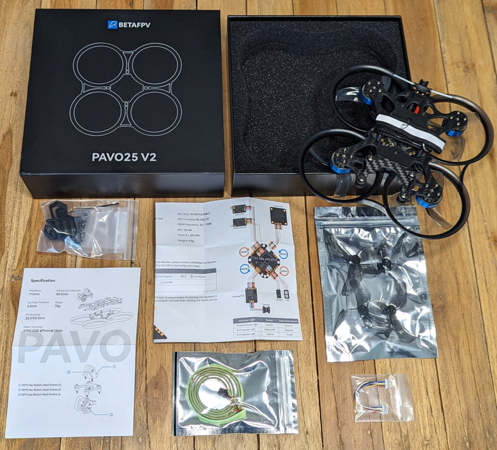 unboxing pavo25 v2