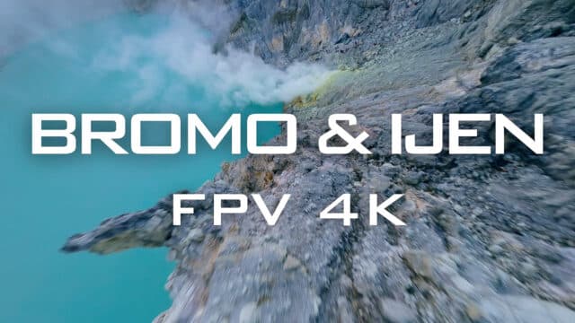 VOLCANS BROMO ET IJEN en drone fpv