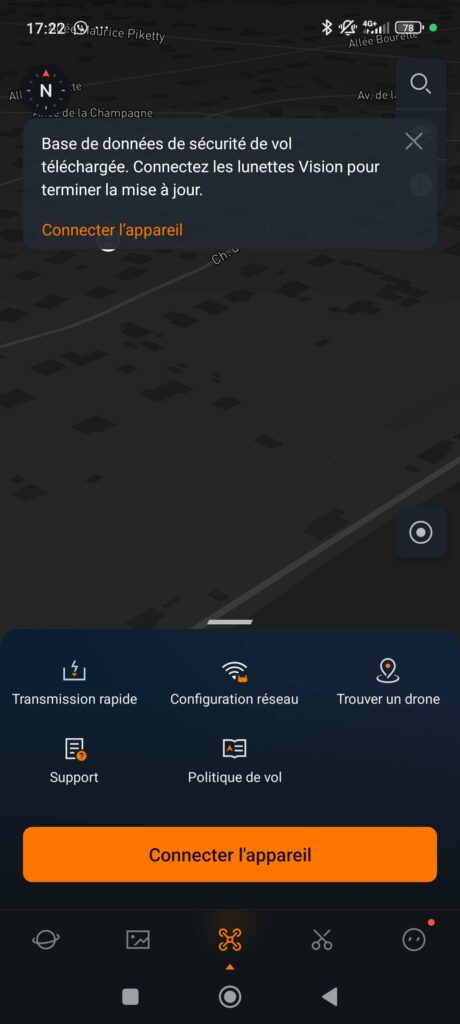Application Android Antigravity