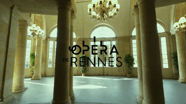 visite Opéra de Rennes en drone fpv hd