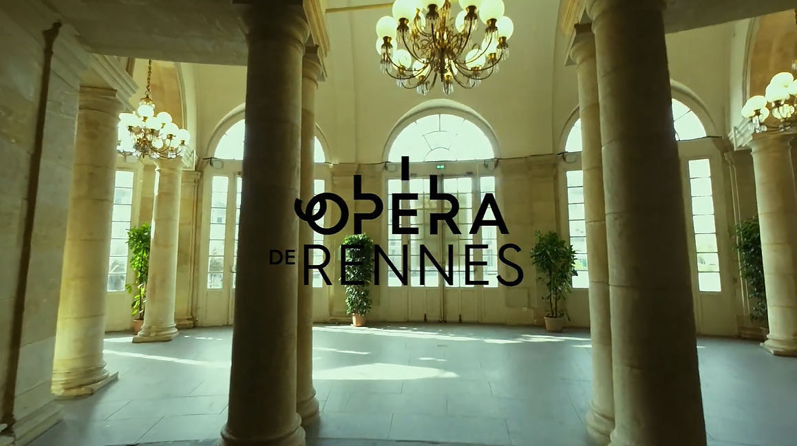 visite Opéra de Rennes en drone fpv hd