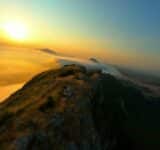 Sunrise Through the Fog drone fpv