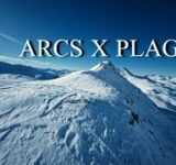 stations des arcs et la plagne en drone fpv