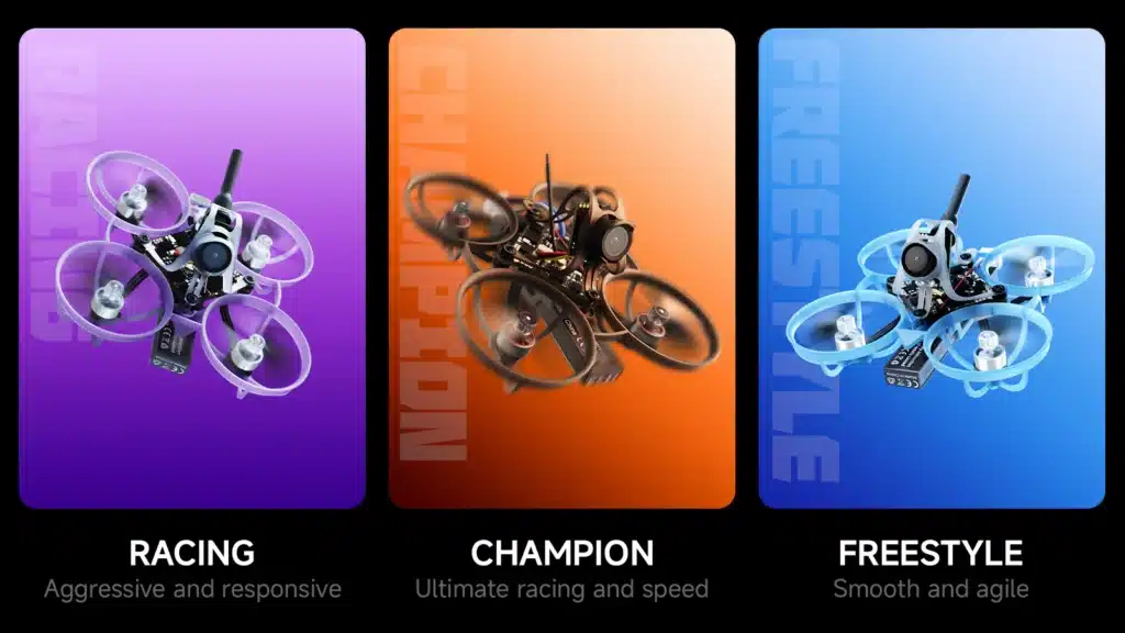 air65 v2 champion race freestyle differences