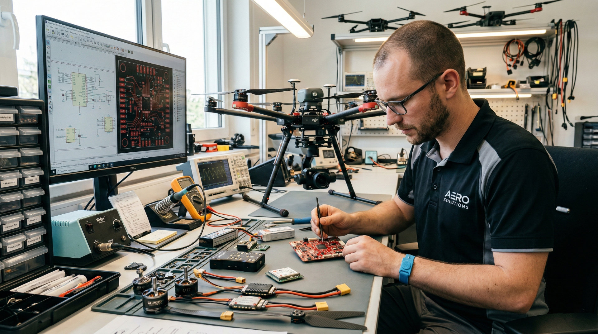 choisir composants électroniques pour les drones professionnels