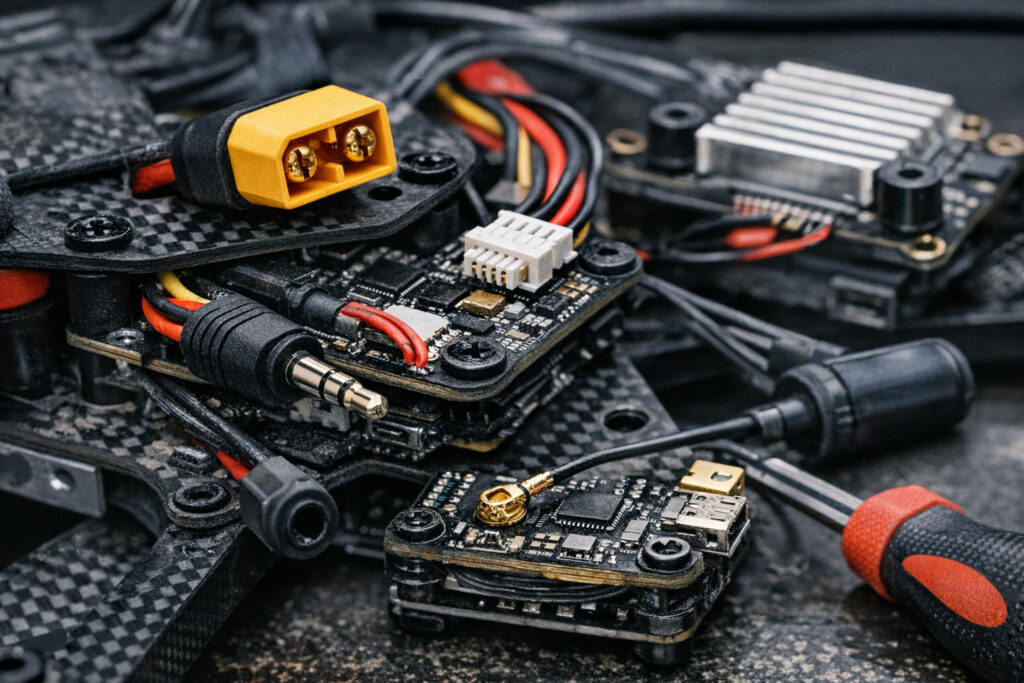 connecteurs jack pour drones pro